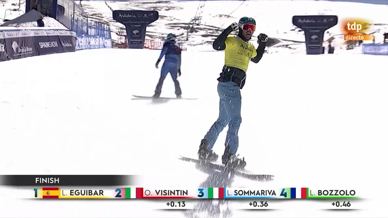 Lucas Eguibar gana la final de la prueba de la Copa del Mundo de Sierra Nevada