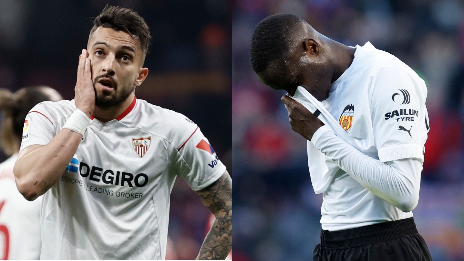 Valencia y Sevilla, dos invitados inesperados en la lucha por la permanencia