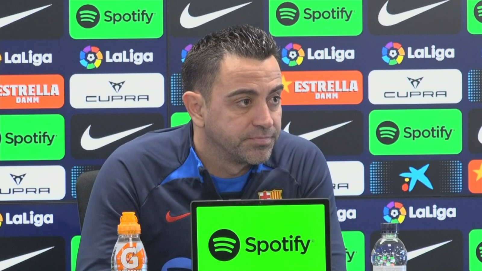 Xavi: "Laporta nos dice questemos tranquilos por el 'Caso Negreira'"