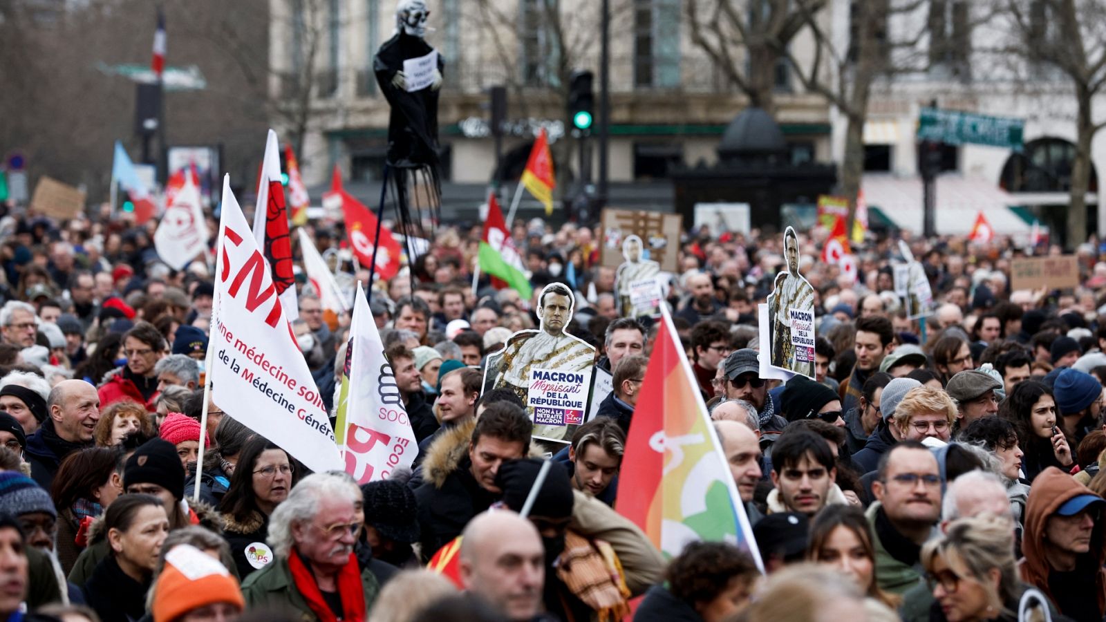 Nuevas movilizaciones en Francia contra la reforma de las pensiones