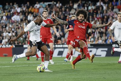 Valencia - Osasuna: resumen del partido de la 25 jornada de la Liga -- Ver ahora