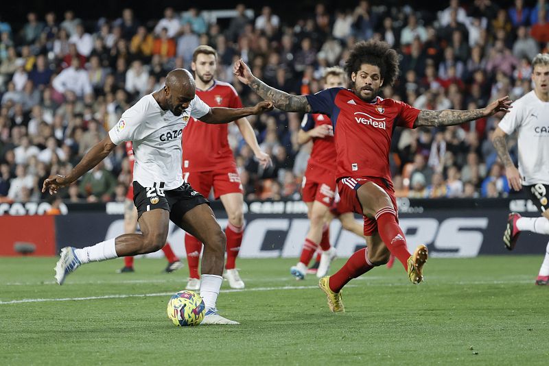 Valencia - Osasuna: resumen del partido de la 25ª jornada de la Liga -- Ver ahora