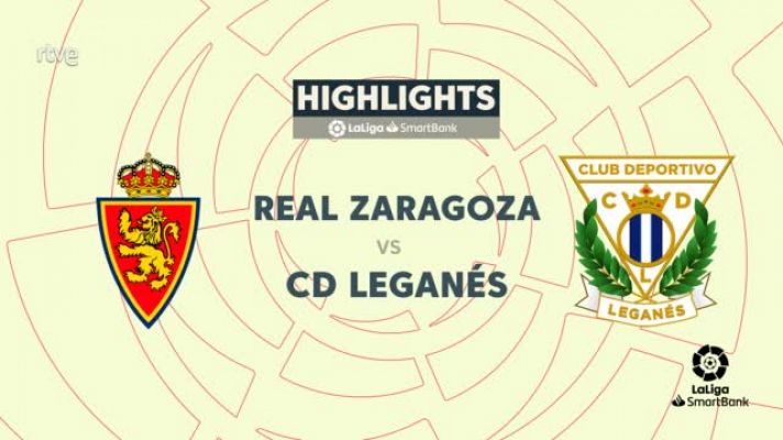 Zaragoza - Leganés: Resumen partido 31ª jornada. Segunda