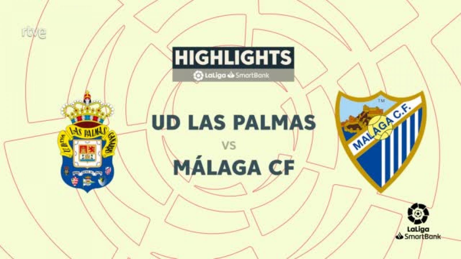 Las Palmas - Málaga: Resumen del partido de la 31ª jornada de Segunda