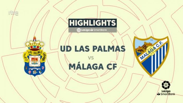 Las Palmas - Málaga:Resumen partido 31ª jornada. Segunda