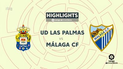 Las Palmas - Mlaga: Resumen del partido de la 31 jornada de Segunda - ver ahora