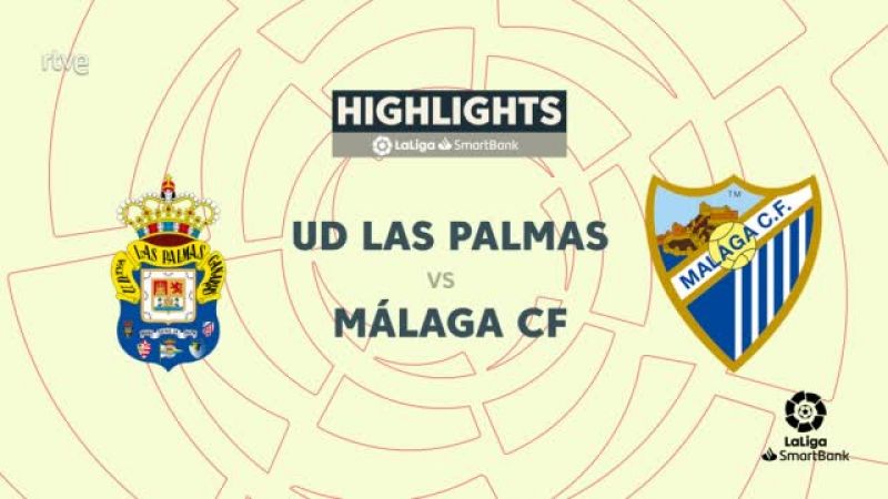 Las Palmas - Málaga: Resumen del partido de la 31ª jornada de Segunda - ver ahora