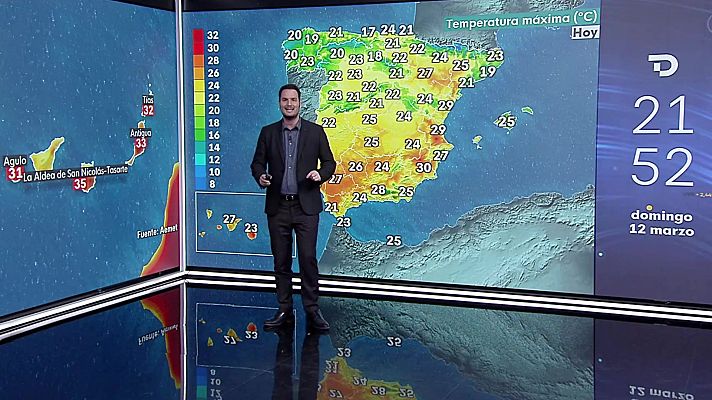 El tiempo - Rachas de viento muy fuerte en el noroeste de Galicia al final