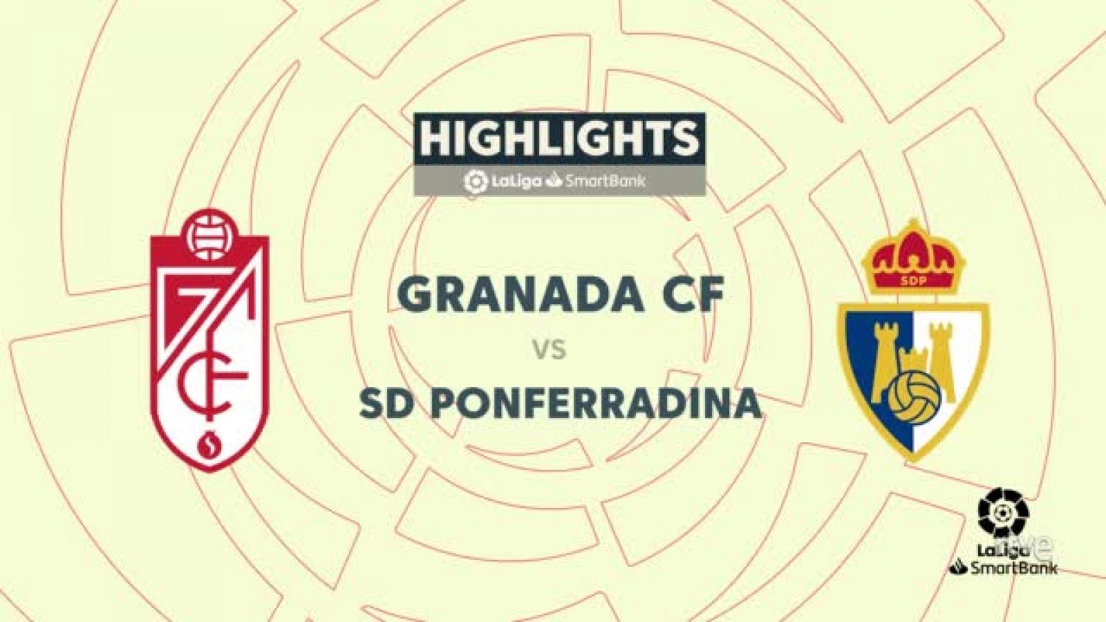 Granada - Ponferradina: resumen del partido de la 31ª jornada de Segunda