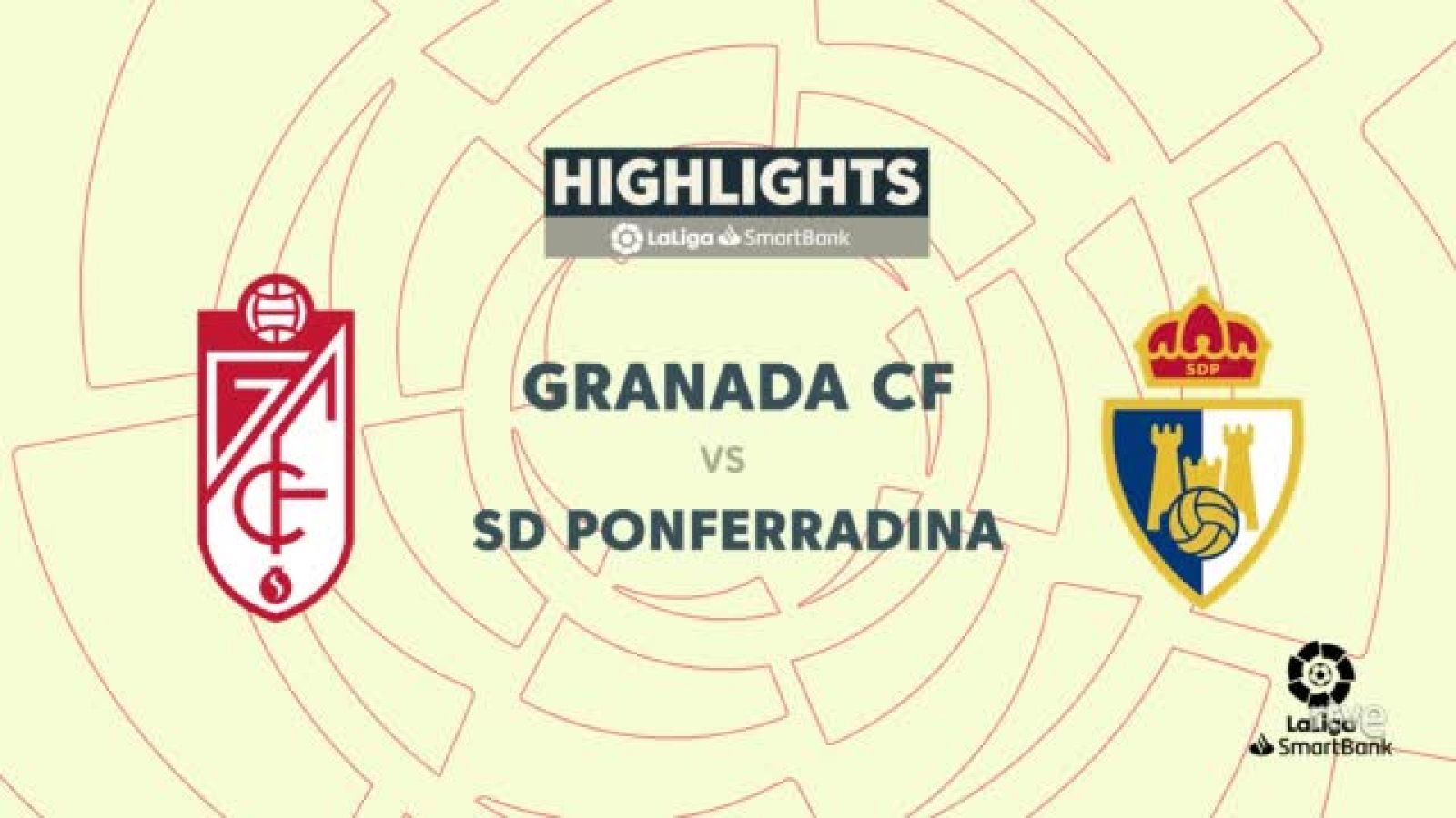 Granada - Ponferradina: resumen del partido de la 31ª jornada de Segunda - ver ahora