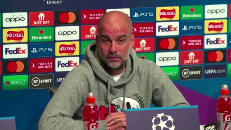 Guardiola, sobre la presión de ganar la Champions: "Si fuera entrenador del Real Madrid lo entendería..."