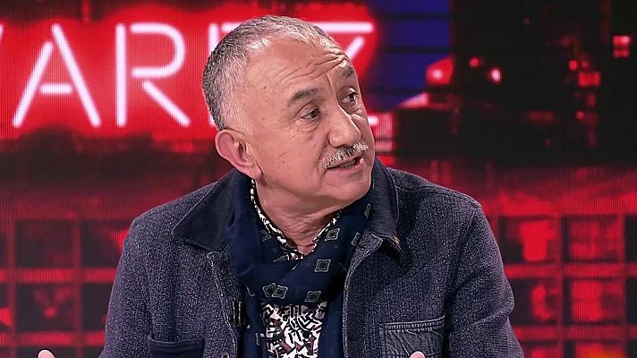 Pepe Álvarez, sobre las pensiones: "Se trata de que se destopen las bases máximas de cotización que hay en nuestro país"