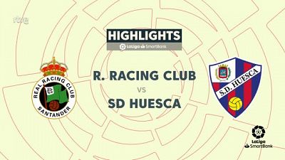 Racing de Santander - Huesca: resumen del partido de la 31� jornada de Segunda - ver ahora