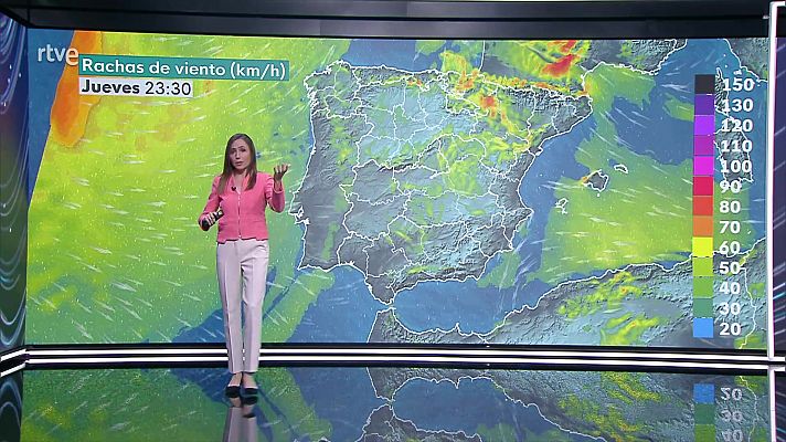 Las temperaturas máximas bajarán en el área mediterránea, pero tenderán a subir en el resto de la Península, de forma notable en áreas del interior