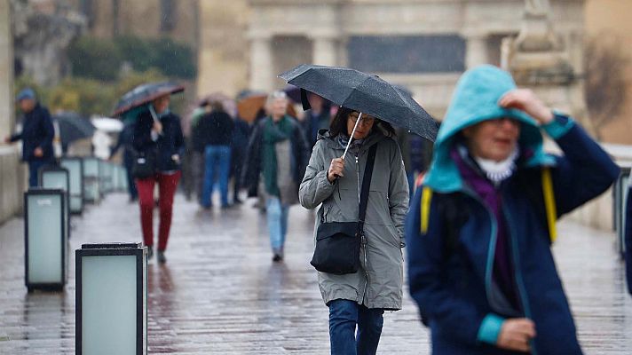 Este jueves hay bajada de temperaturas y lluvias débiles en el noroeste