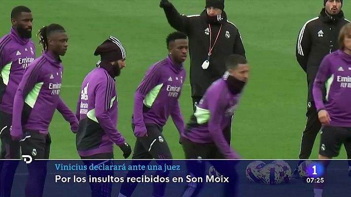 Telediario Matinal - Vinicius declarará ante el juez por los insultos que recibió en Son Moix