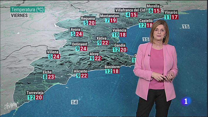L'informatiu - Comunitat Valenciana - El tiempo en la Comunitat Valenciana 16/03/23