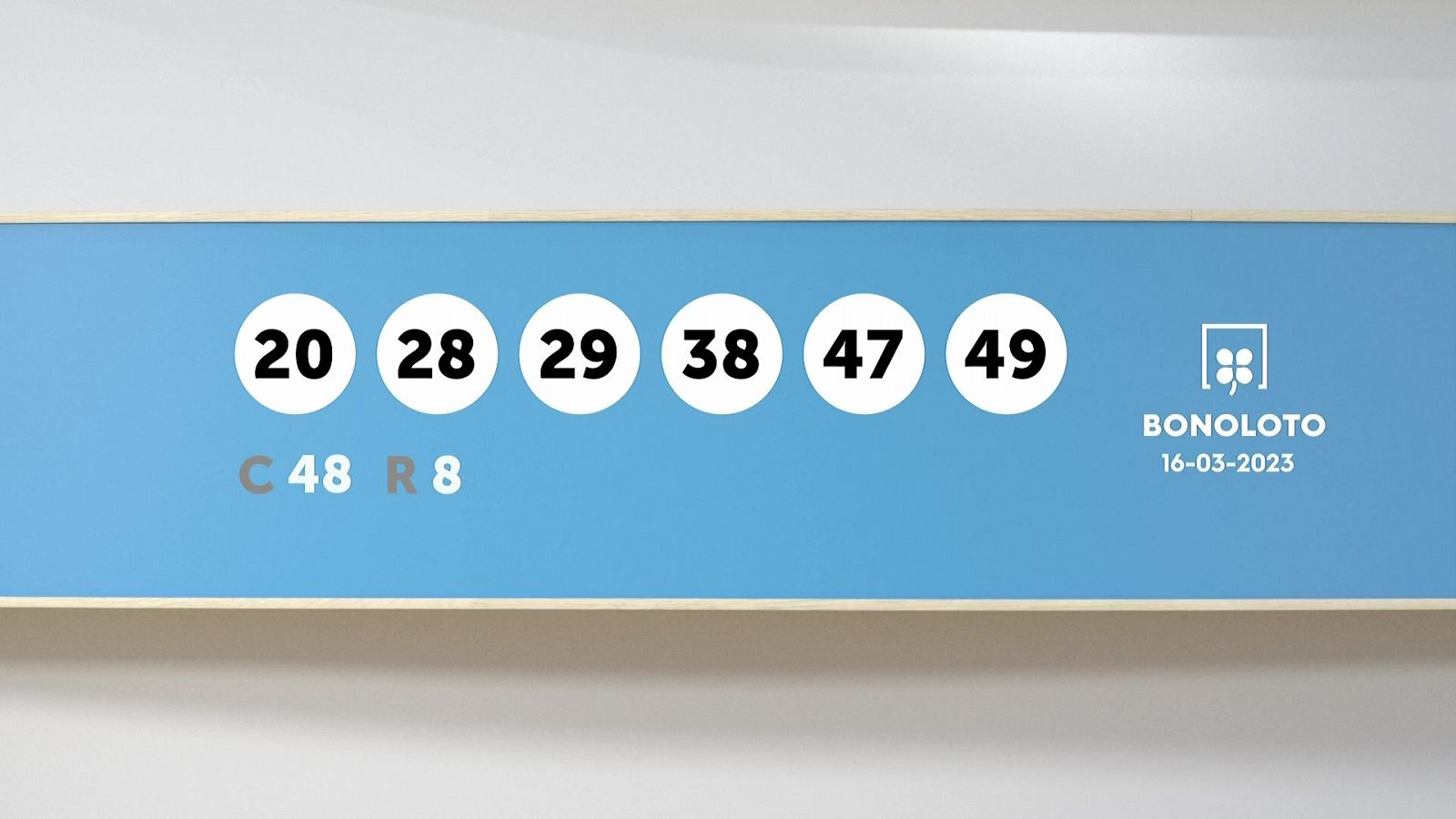 Sorteo de la Lotería Bonoloto del 16/03/2023 - Ver ahora