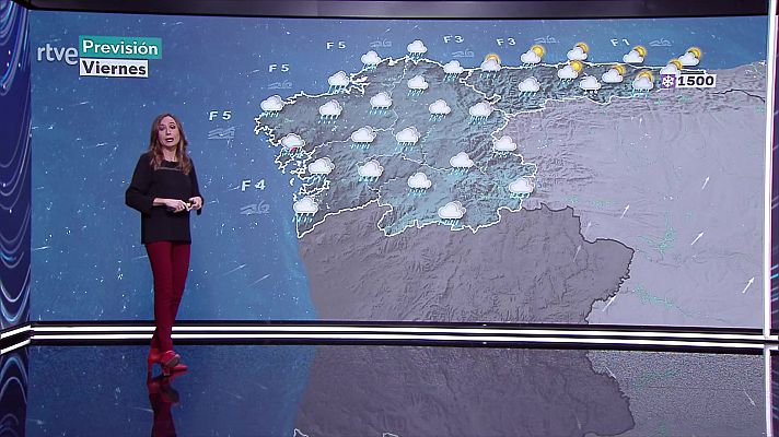 Temperaturas diurnas en descenso en el tercio oeste peninsular, en ascenso en el interior de la mitad este, y sin cambios en el resto