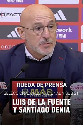 Fútbol - Rueda de prensa Santi Denia y Luis de la Fuente