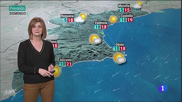 El tiempo en la Comunitat Valenciana 17/03/23