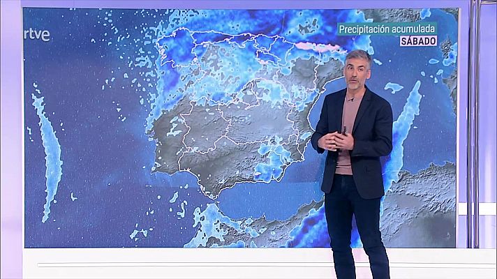 El tiempo - Temperaturas en notable descenso en amplias zonas de la Península