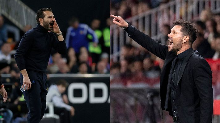 Fútbol - El Cholo elogia a Baraja antes de enfrentarse al Valencia