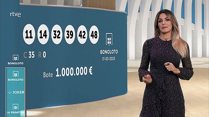 Sorteo de la Bonoloto y Euromillones del 17/03/2023