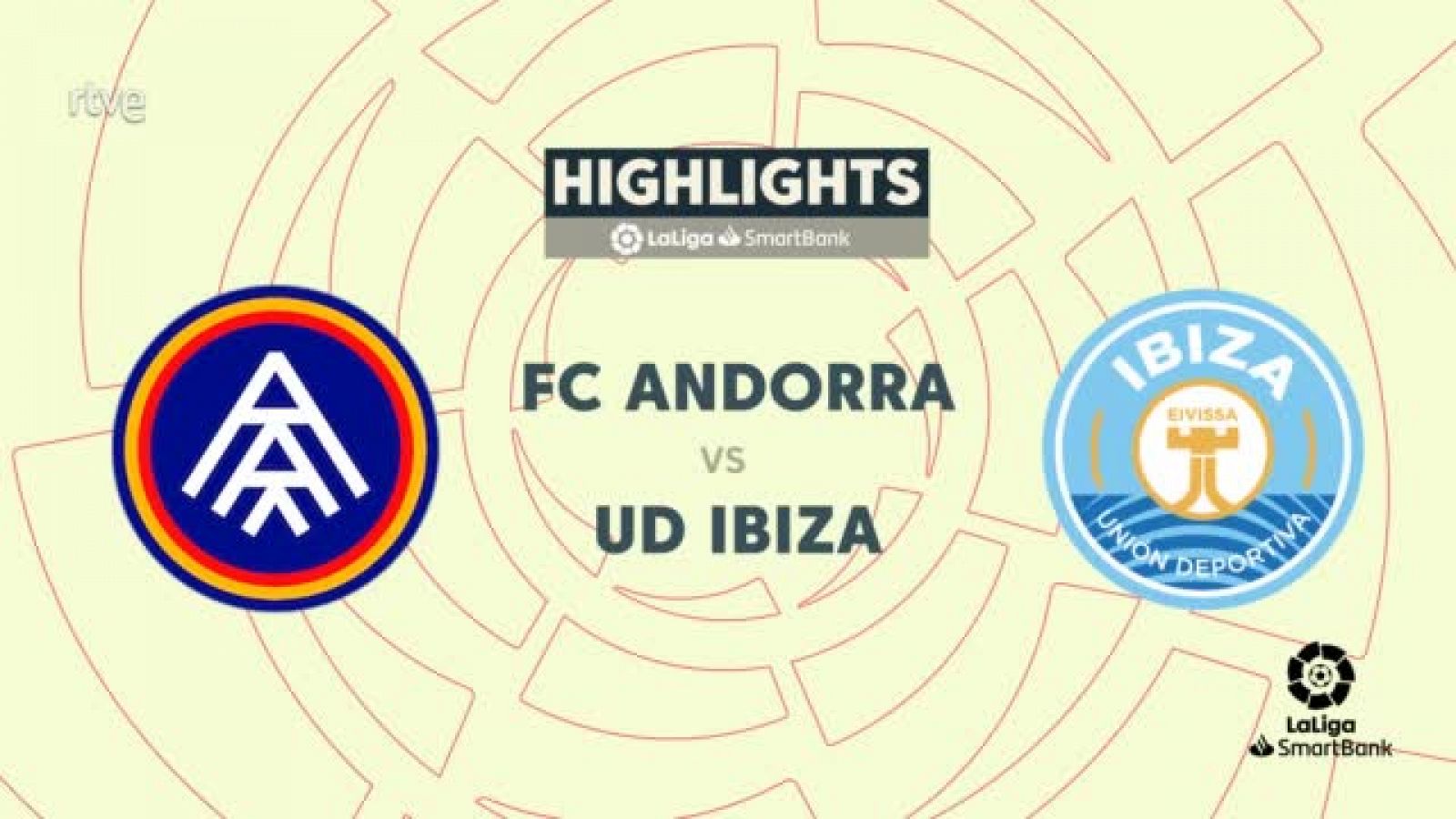 Andorra - UD Ibiza: resumen del partido de la 32ª jornada de Segunda