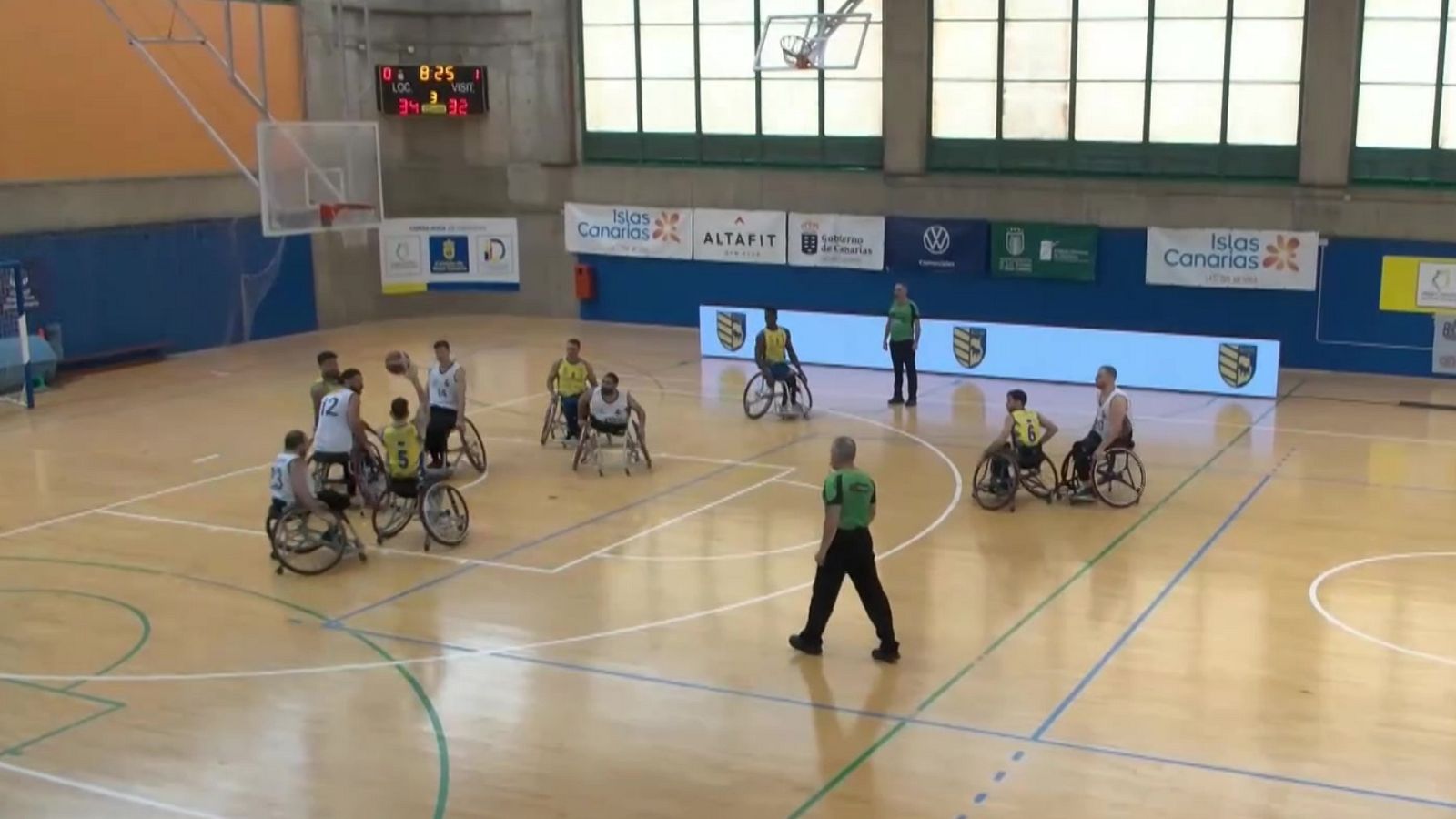 Baloncesto en silla de ruedas - Liga nacional. 16ª jornada: Econy Gran Canaria - FDI Villa de Leganés BSR - ver ahora