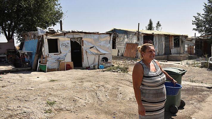 Telediario 1 - Tercer invierno sin luz para la Cañada Real de Madrid
