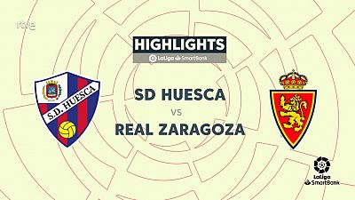 SD Huesca - Real Zaragoza: resumen del partido de la 32 jornada de Segunda - ver ahora