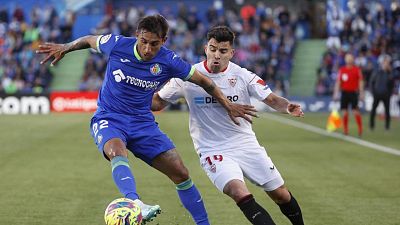 Getafe - Sevilla: resumen del partido de la 26 jornada de la Liga - ver ahora