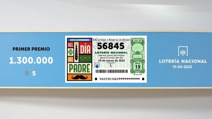SELAE - Sorteo de la Lotería Nacional del 19/03/2023