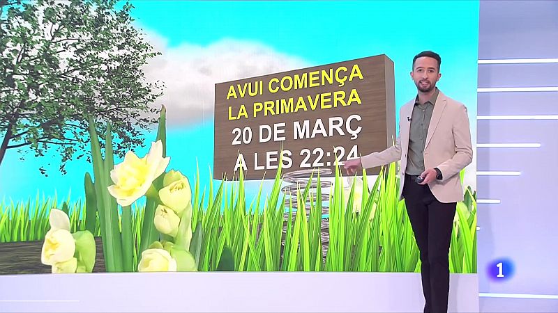 El Temps  La primavera comena amb una nova pujada dels termmetres 