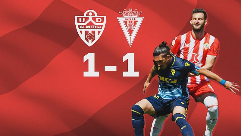 La UD Almería y el Cádiz CF se repartieron 1 punto - Ver ahora