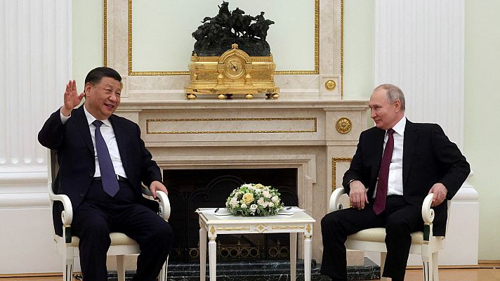 Xi y Putin escenifican en Rusia su alianza frente a Occidente