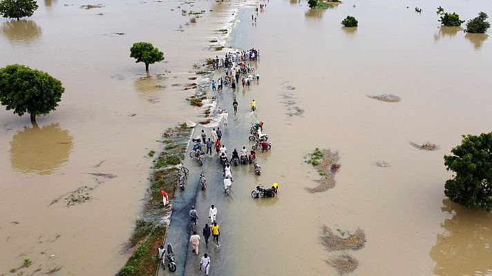 Telediario 2 - La ONU advierte: la subida del nivel del mar es ya imparable