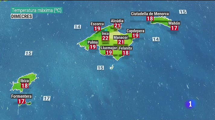 El temps a les Illes Balears - 21/03/23