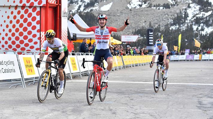 Ciclismo - Ciccone derrota a Roglic y Evenepoel en Vallter