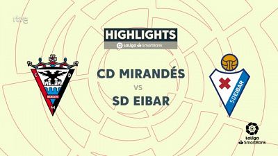 Mirand�s - Eibar: resumen del partido de la 32� jornada de Segunda