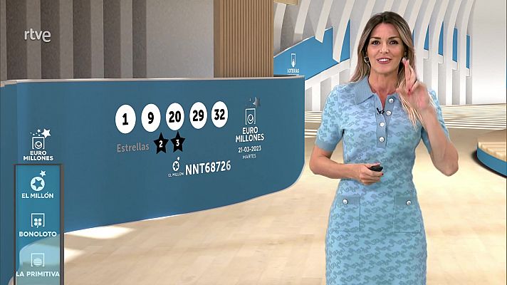 Loterías - Sorteo de la Bonoloto y Euromillones del 21/03/2023