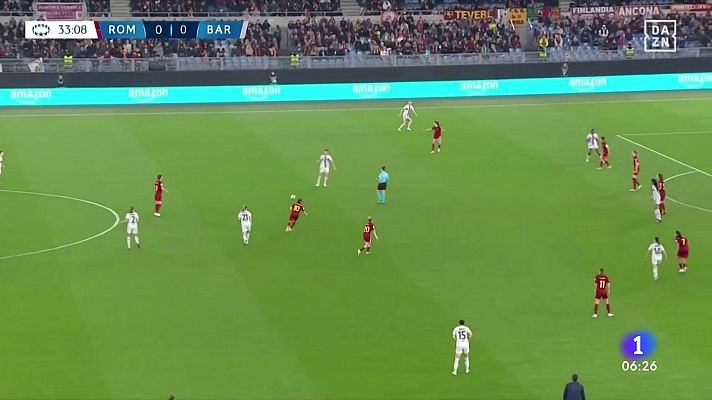 Telediario Matinal - El Barça se lleva una victoria por la mínima ante la Roma en Champions