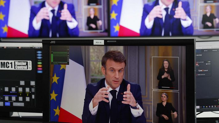 Macron defiende su reforma de pensiones y asegura que entrará en vigor este año  