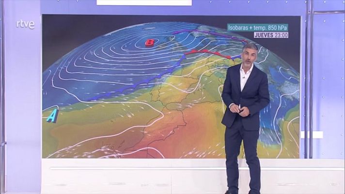 El tiempo - Intervalos y/o rachas de viento fuerte en las islas occidentales de Canarias