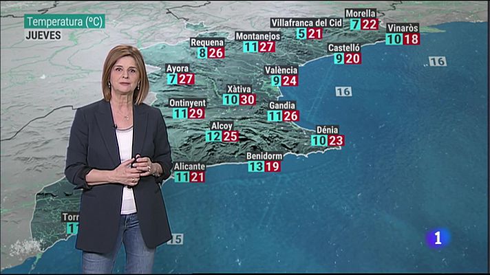 El tiempo en la Comunitat Valenciana 22/03/23