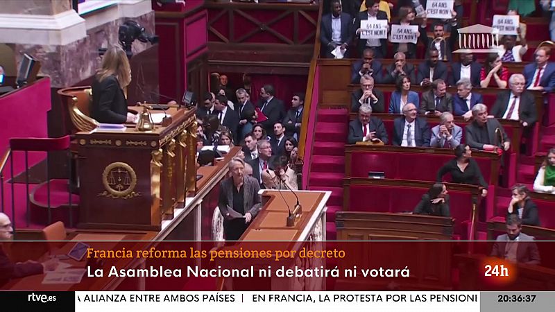 Parlamento - Otros parlamentos - Francia reforma las pensiones por decreto - 18/03/2023