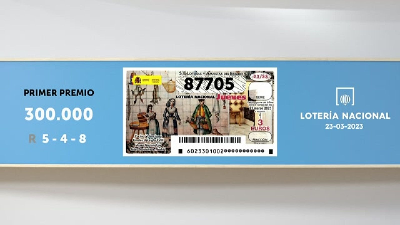 Sorteo de la Lotería Nacional del 23/03/2023 - Ver ahora
