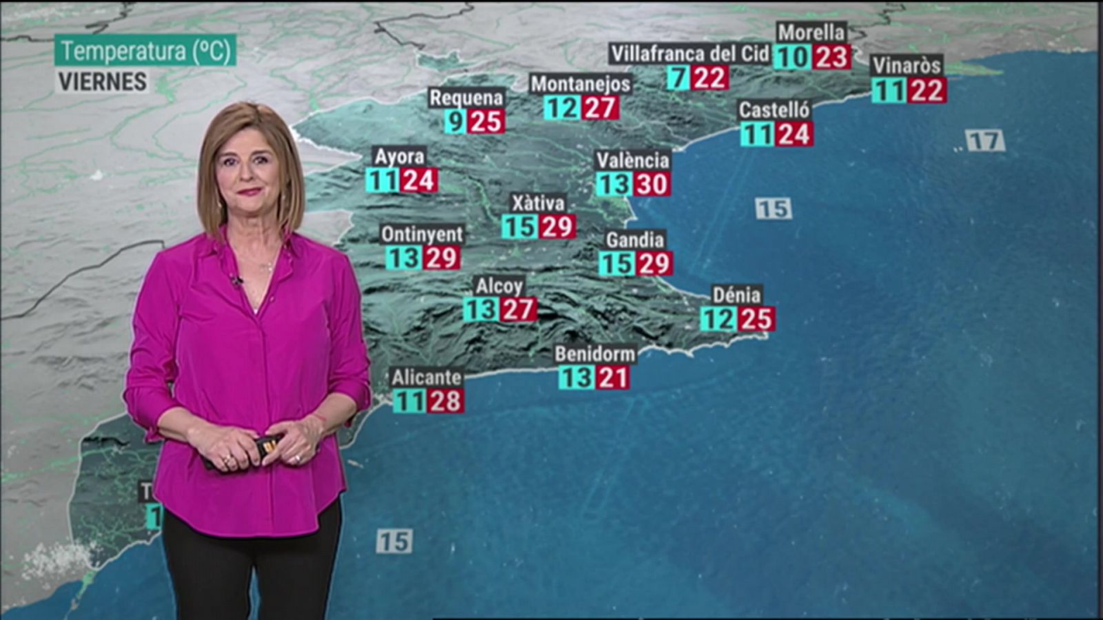 El tiempo en la Comunitat Valenciana 24/03/23