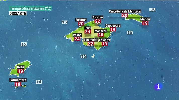 El temps a les Illes Balears - 24/03/23